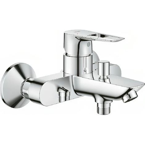 Grohe BauLoop Mezclador de palanca para bañera/ducha, Cromo (23602001) (1/5)