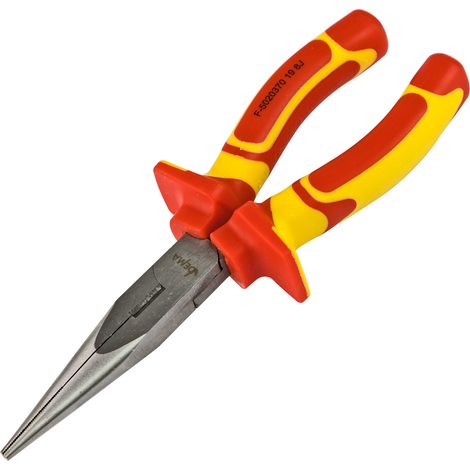 Flachrundzange mit Schneide gerade CR-V 200 mm (1/3)