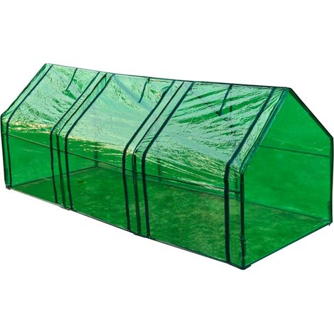 Serra da giardino 240 x 90 x 90 cm giardinaggio in plastica 1602010