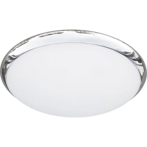 Plafón de techo CARPI E27 23 W Cromo (1/3)