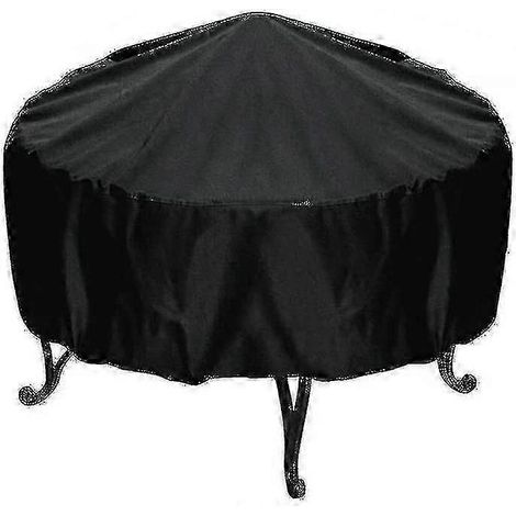 Housse de barbecue ronde d'extérieur, imperméable et résistante aux UV, 86 x 36 cm (1/3)