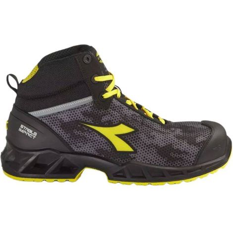 Scarpe antinfortunistiche Diadora Shark Stable Impact Mid S3 SRC ESD - 35 - Nero/Grigio (1/5)