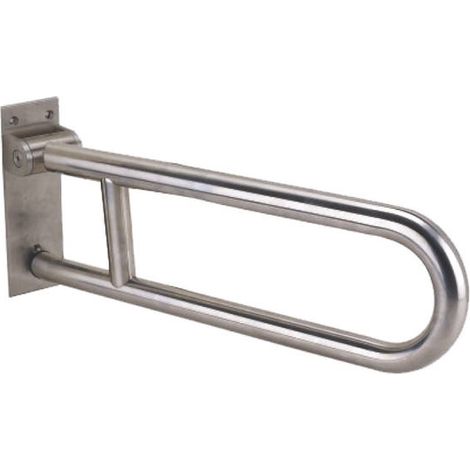 Creavit Stützklappgriff für barrierefreieToiletten/Badezimmer Wandgriff Handgriff gebogen Edelstahl 700mm Creavit Stützklappgriff für barrierefreieToiletten/Badezimmer Wandgriff Handgriff gebogen Edel (1/2)