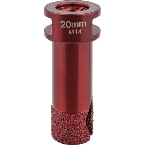 Couronne de perçage à sec pour carrelage Soldia Ø 20 mm, filetage M14