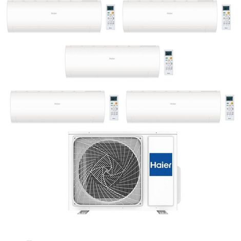 Haier Climatizzatore Penta split Pearl 7+7+9+9+9 con 5U90S2SS5FA Inverter R-32 Wi-Fi Classe A++/A+