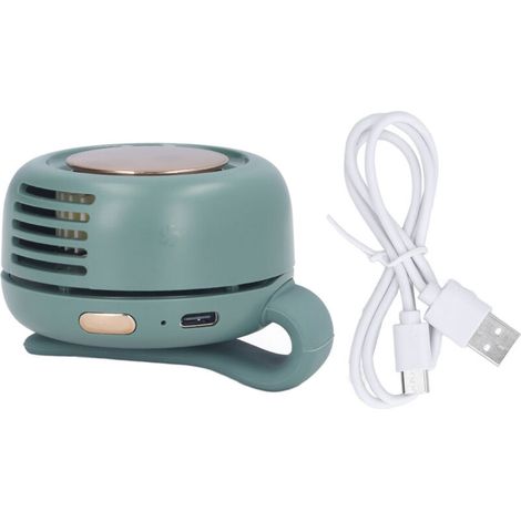 Ventilateur de poche rechargeable USB silencieux pour plage, camping, randonnée et voyages (1/5)