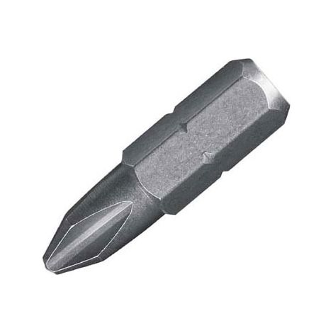 Embout de vissage 1/4 phillips - Empreinte : PH2 - Longueur totale : 25 mm - TCASYSTEM (1/2)