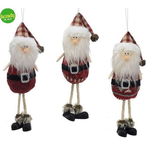 Appendino babbo natale general trade h. 20cm rosso