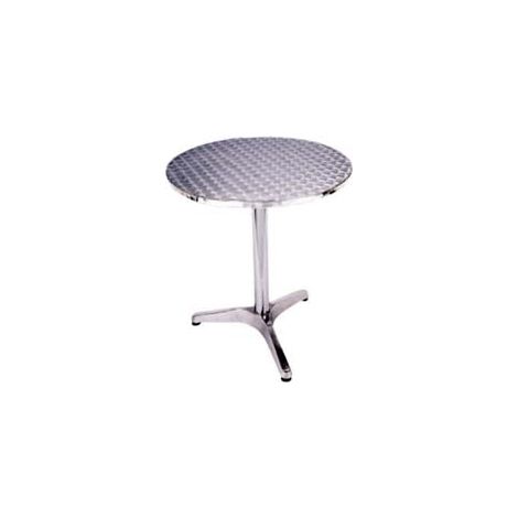 Table ronde "One Top" en aluminium - ø cm.60x70h.