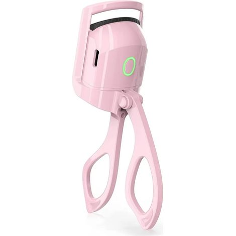 Beheizbare Wimpernzange, USB-aufladbare Wimpernzange, elektrische Wimpernzange – pink
