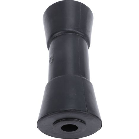 VELATEMOR Rullo per chiglia per rimorchio per barche, rullo per chiglia marina da 6 pollici, rullo per rimorchio per barche resistente in PU nero (1/5)
