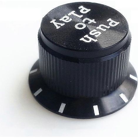 Potentiomètre de volume à bouton massif en alliage d'aluminium pour amplificateur audio Hi-Fi, bouton de tonalité à tirer, 24 x 14,5 mm ( )