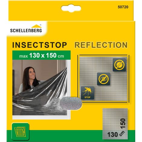 Schellenberg 50720 Zanzariera Riflettente, Antracite, 130 X 150 cm (1/4)