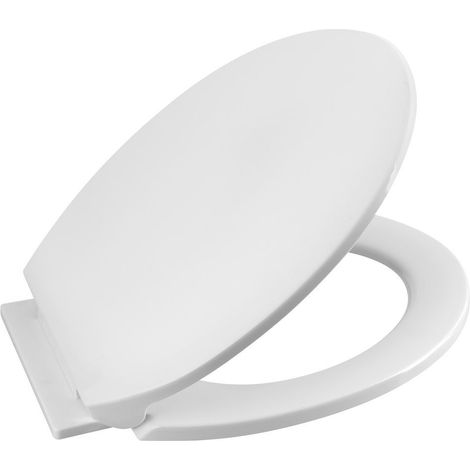 Abattant WC ESMERALDA, Soft Close, blanc (1/4)