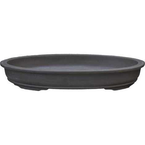 Vaso per bonsai ovale in gres 127x78x14,5 cm - L73