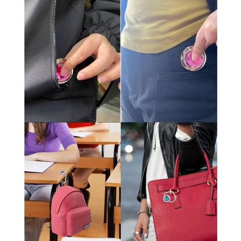 Accroche Sac à Main Métal Pliable-2,,Standard, Antidérapante Suspension Petit Objet, Accessoire Rangement Mode, Organisat Aucunely (1/5)