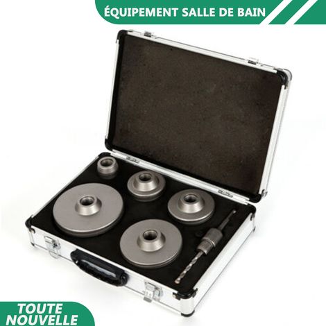 WAOBDLA Kit de forage de positionnement central pour mur de ciment en brique en béton (1/5)