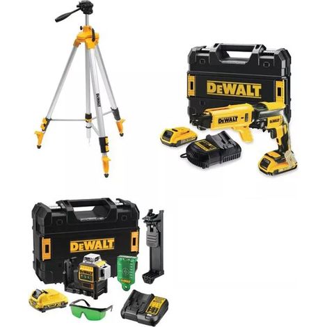 DEWALT DCF620D2K-QW + DCE089D1G-QW + DE0733-XJ - PACKPLAQUISTE (1/3)