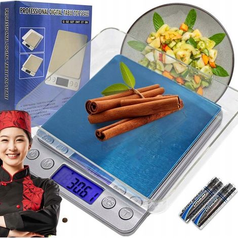 Bilancia da cucina color argento/grigio, 2 kg