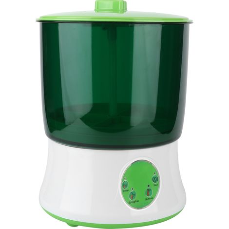 Appareil automatique intelligent pour germes de soja, double couche, machine de culture de grains, prise UE 220V (1/5)