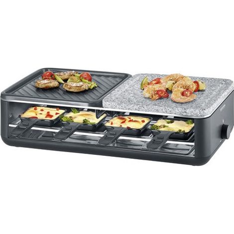 RACLETTE GRILL PIERRE 1300W 8 PERS REVETEMENT CERAMIQUE SEVERIN - 2366 (1/5)