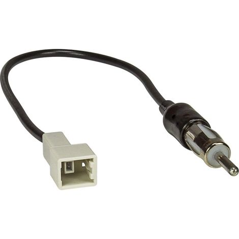 1 - Adaptateur D'antenne - Connecteur Gt13 Sur Din - Pour Autoradio Et Véhicule - Compatible Kia Et Hyundai - Noir - 5x3cm