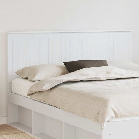 Tête de lit-Panneau de lit Blanc 160 cm Bois d'ingénierie 146444 (1/5)