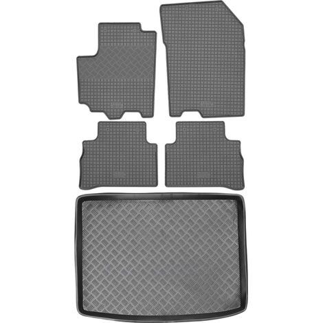 Set di tappetini in gomma per auto e tappetino per bagagliaio per Suzuki Vitara SUV dal 2015 al 2018