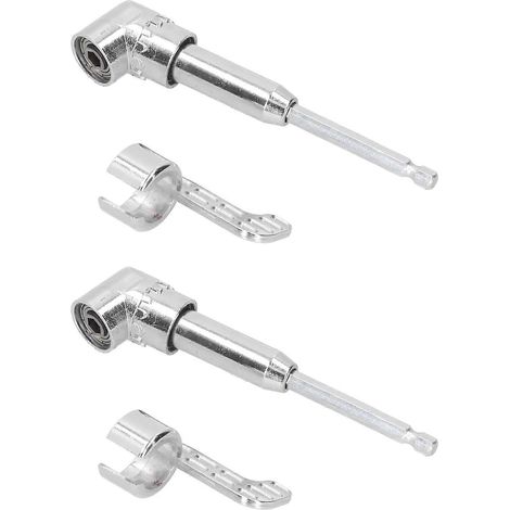 Jeux de porte-embouts coudés, adaptateurs de perçage à 105°, tournevis coudés à tige hexagonale, rallonges de douilles