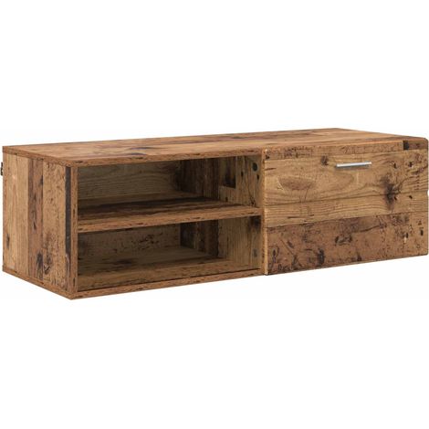 Armario de Madera con cajón Madera vieja 100,5 x 39 x 30 cm vidaXL