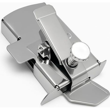 Applicable Pied Presseur Machine à Coudre avec Guide de Couture Magnétique Inoxydable, Ourlet Roulé et Pied à Fermeture Éclair, Accessoire Compatible avec la Plupart des Machines à Coudre Domestiques (1/5)