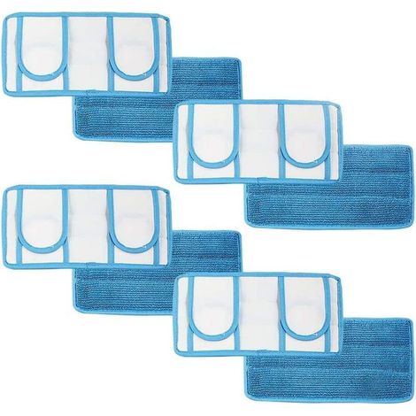 Tapis de balai en microfibre réutilisable, durable, lavable en machine, compatible avec les tapis de balai à sec Swiffer.