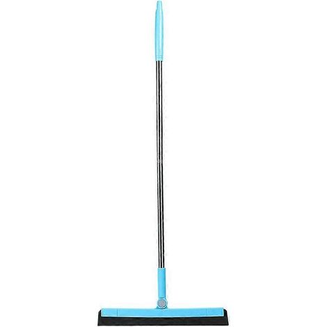 Raclette de sol de 45,7 cm (18 po) avec manche réglable en aluminium de 109,2 cm (43 po) – Balai magique léger pour sols, garage, cour, douche et salle de bain (1/5)
