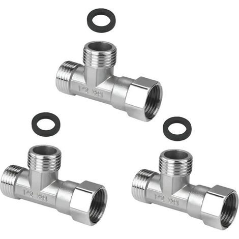 Ensemble de raccords pour tuyau dvier de salle de bain trois accessoires (1/5)