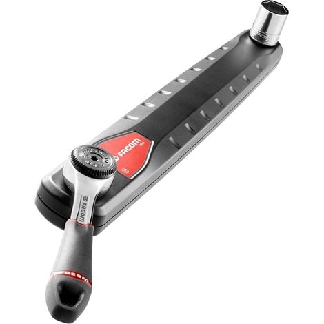 Facom – Rallonge 1/4'' carrée 230 mm – Douille pour cliquet AXS – Finition noire – Pour espaces confinés et chantiers humides