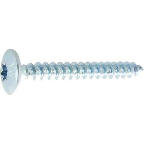 Ultima Tornillo para bisagra blanco 30mm acero cincado (1/2)