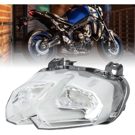 Feu arrière de moto, boîtier transparent pour YAMAHA MT09 2021+ (1/5)