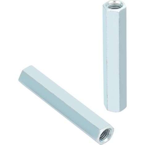 2 pièces Écrous à manchon hexagonaux M8 x 66 mm, tige filetée longue pour fixations et supports (1/5)