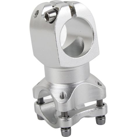 Tige de direction fixe en alliage d'aluminium 25,4x38 mm pour VTT, accessoire vélo (argenté) (1/5)