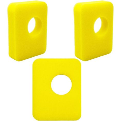 Tre spugne filtranti dell'aria Briggs 799579 per le serie 450E, 500E, 550E e 550EX. (1/5)