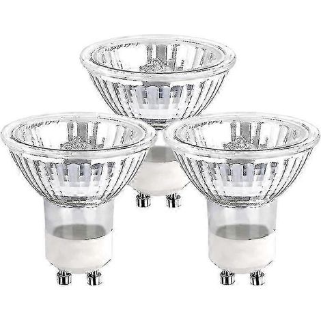 Paquete de 5 bombillas halógenas regulables GU10 de 35 W con reflector. (1/5)