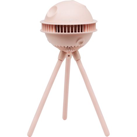 Ventilador para cochecito tipo pulpo, ventilador de refrigeración sin aspas, mini ventilador portátil, refrigeración de 360°, 4 velocidades, recargable por USB, seguro para bebés.