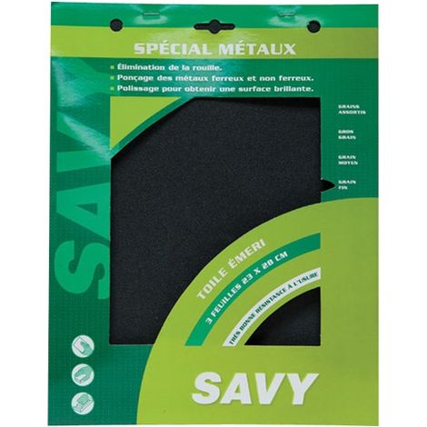 Toile émeri Fin Par 3 Savy A - Savy
