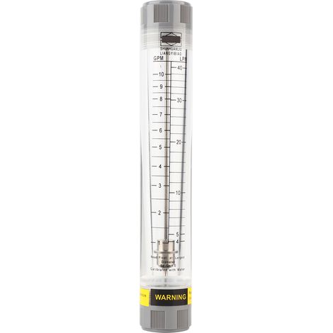 Débitmètre à tube acrylique LZM-20G, 1-10 GPM, pour raccord femelle G3/4 pouce (1/5)