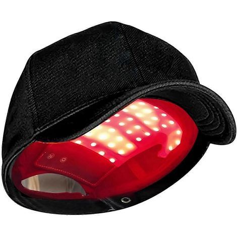 Casquette laser pour la repousse des cheveux (hommes et femmes) - Thérapie par la lumière rouge pour la repousse des cheveux et les cheveux clairsemés - Traitement anti-chute de cheveux approuvé par l (1/5)