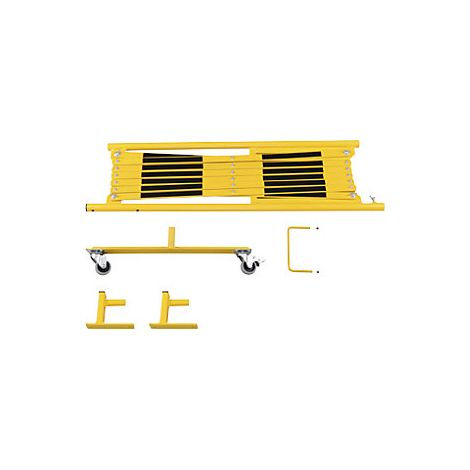 CrashStop  Barriera a pantografo  supporto a muro  2 rotelle 