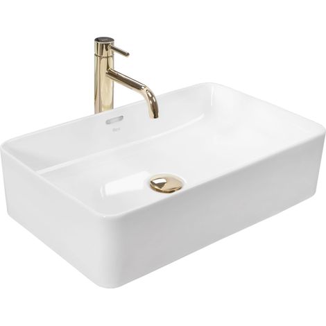 LAVABO SOBRE ENCIMERA REA BERTA 55 BLANCO