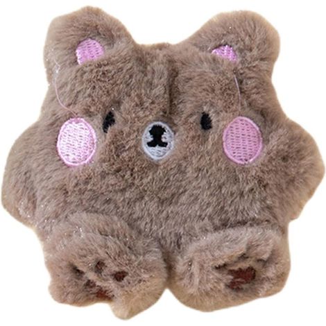 Peluche pour chat résistante aux morsures, douce et exquise, en forme d'ourson de dessin animé, jouet à mâcher pour chaton à l'herbe à chat (1/5)