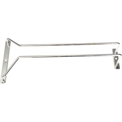 Porte-Verre - Support Pour Verres À Pied En Chrome - Convient Pour Coupe À Champagne Et Verres à Vin - Diamètre 27 mm - 1 Pièce (1/4)