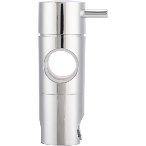 Spacnana Höhenverstellbarer Duschkopfhalter, Gleitstütze für Hebestange, Geeignet für den Einsatz im heimischen Badezimmer, Runder Electro-Flat (DCR-1067CP-24).
